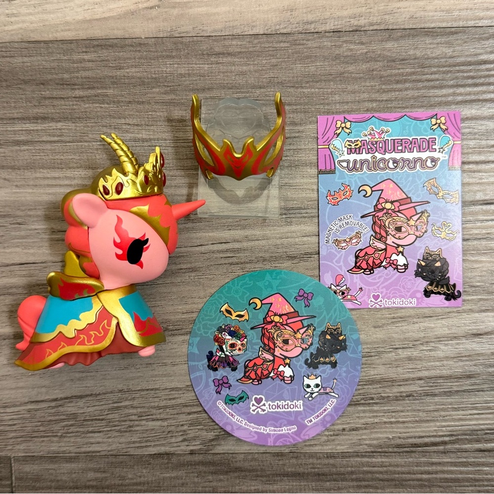 Tokidoki Masquerade Unicorno Princess Flames